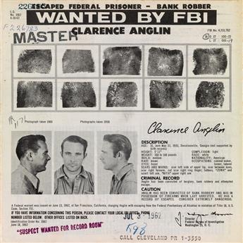 (CRIME--ALCATRAZ) Pair of mugshots of the most famous criminals to escape from Alcatraz,